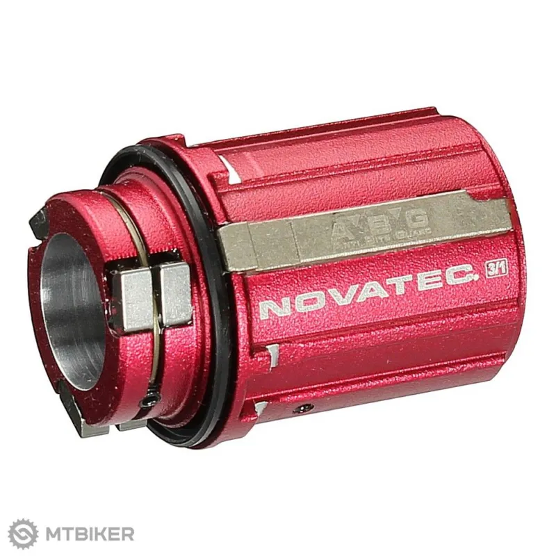 Preț promoțional Butuc Novatec D2 ABG, 3 clichete, Shimano HG9, aluminiu, OEM