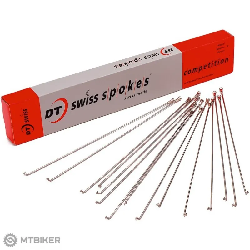 Spiță DT Swiss Champion 234-304 mm, argintie - 280 mm Preț redus