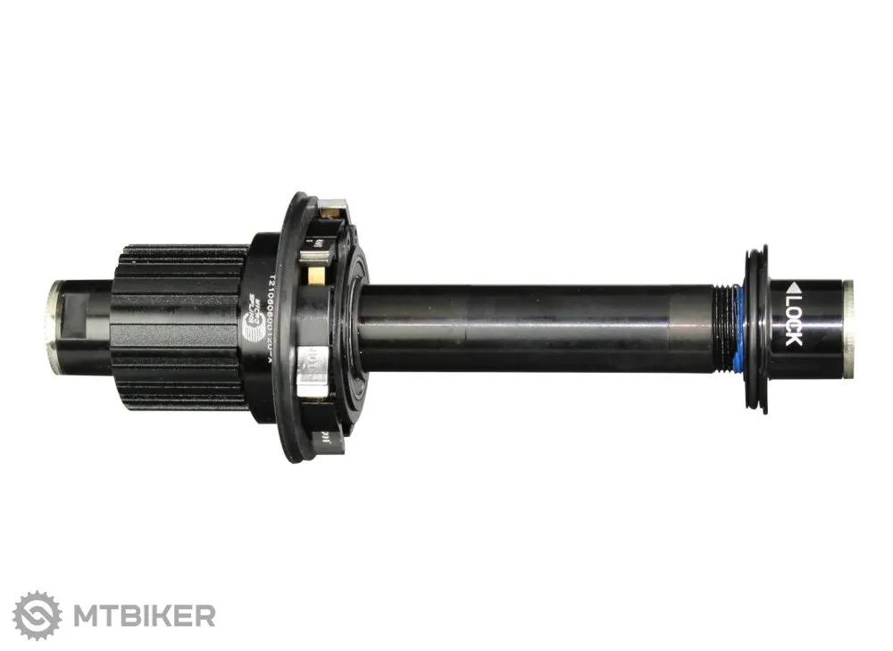 Butuc Novatec X6 cu ax 12x148 mm, Shimano Micro Spline, oțel, OEM Premium
