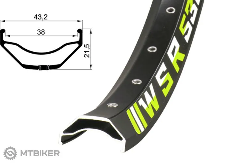 Jantă Remerx WSR 538 26" pentru fatbike. 32 de găuri Retur gratuit
