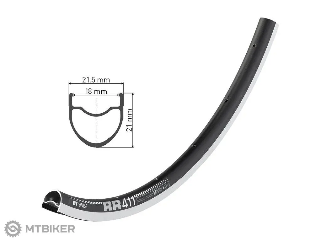 Jantă DT Swiss RR 411 28", 32 găuri, pentru frână pe jantă - 20 găuri Reducere extra