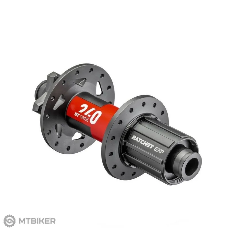 Butuc spate DT Swiss 240 Classic, 6 găuri, 12x148 mm, casetă Shimano HG - 28 găuri Chilipir