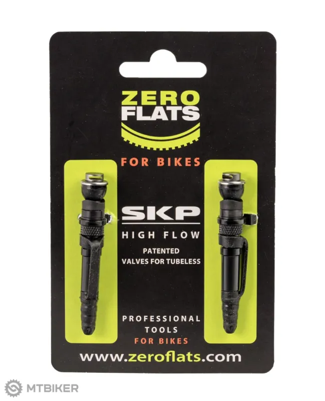 Ventile fără cameră Zeroflats Tubeless SKP High Flow, 40 mm Ultima șansă