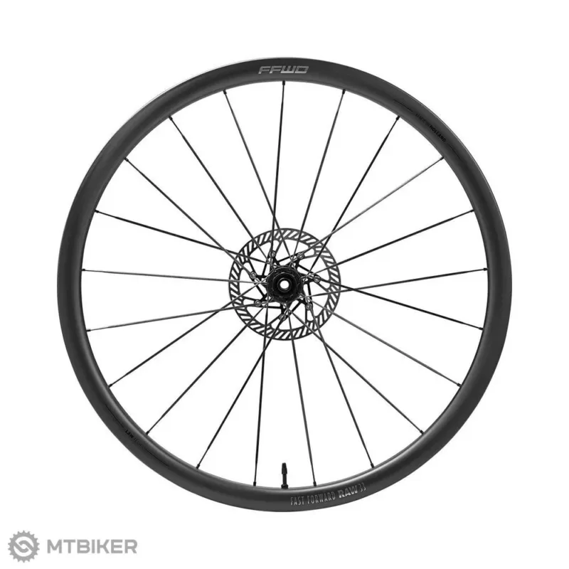 Set roți FFWD RAW CS 33, butuci FFWD, carbon, disc, ax fix - Shimano 11/12v Nu rata