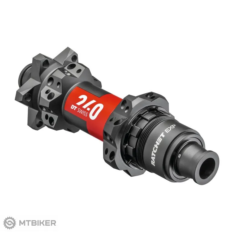 Butuc spate DT Swiss 240 Ratchet EXP Straightpull DBIS Boost, 12x148 mm, 6 găuri, Sram XD, 28 găuri Doar azi