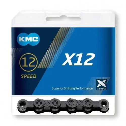 Reducere extra Lant KMC X12 Blacktech 12 viteze 126 zale