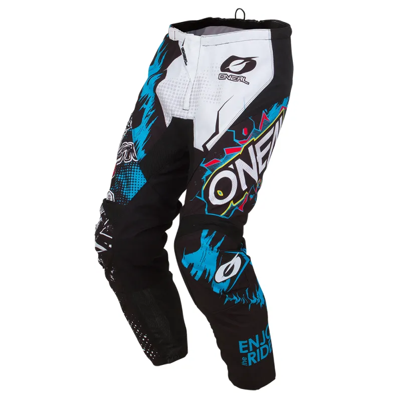 Pantaloni motocross O'NEAL ELEMENT VILLAIN WHITE - 32 Reducere