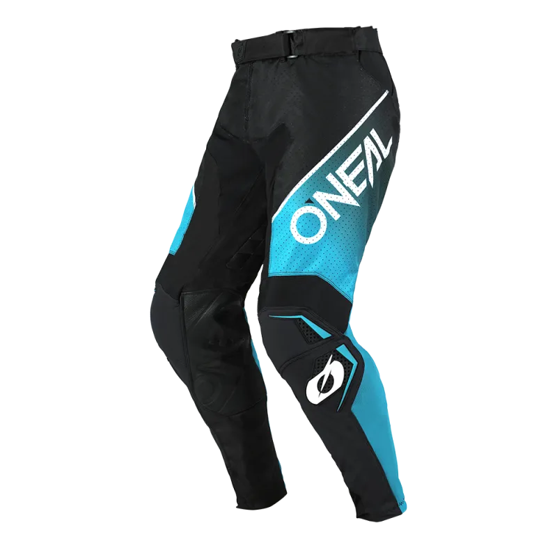 Cumpărături sigure Pantaloni motocross O'NEAL HARDWEAR AIR SLAM BLACK/TEAL V.25 - 32