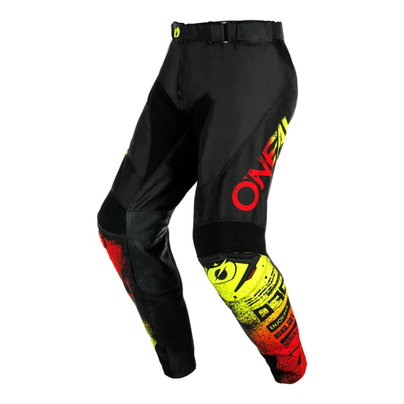 Retur gratuit Pantaloni motocross O'NEAL MAYHEM SCARZ BLACK/RED V.24 - 34