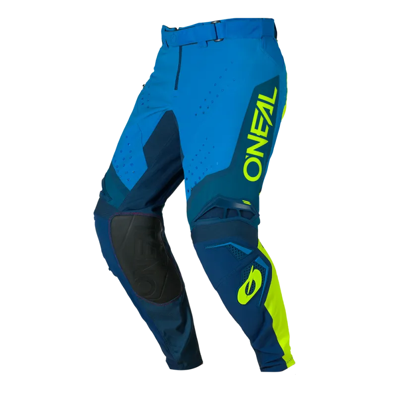 Pantaloni motocross O'NEAL PRODIGY FIVE FIVE NAVY BLUE/NEON YELLOW - 38 Ofertă specială