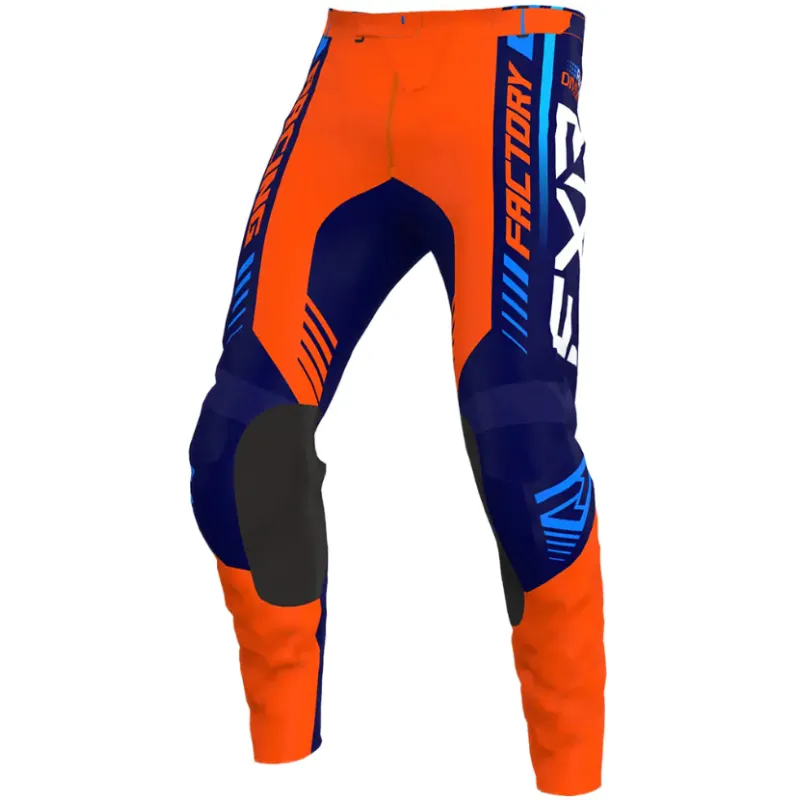 Pantaloni motocross pentru copii FXR CLUTCH PRO MX23 ORANGE/NAVY - 24 - 8/10 Preț promoțional