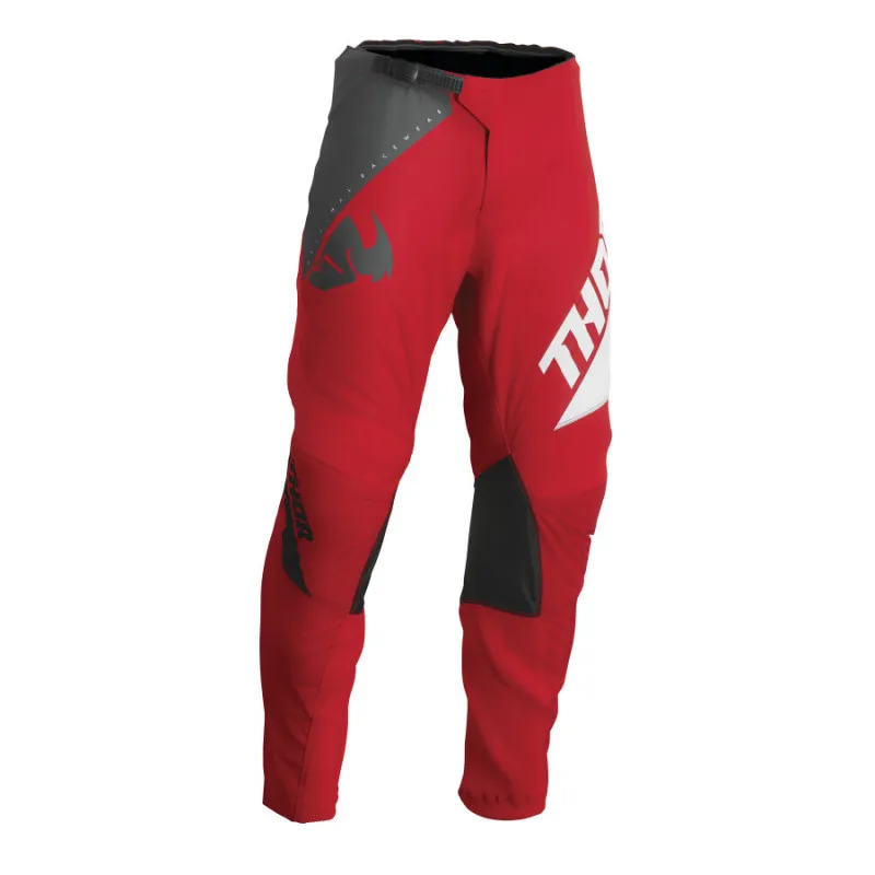 Pantaloni motocross pentru copii Thor youth sector edge, Rosu/Alb Cumpără acum