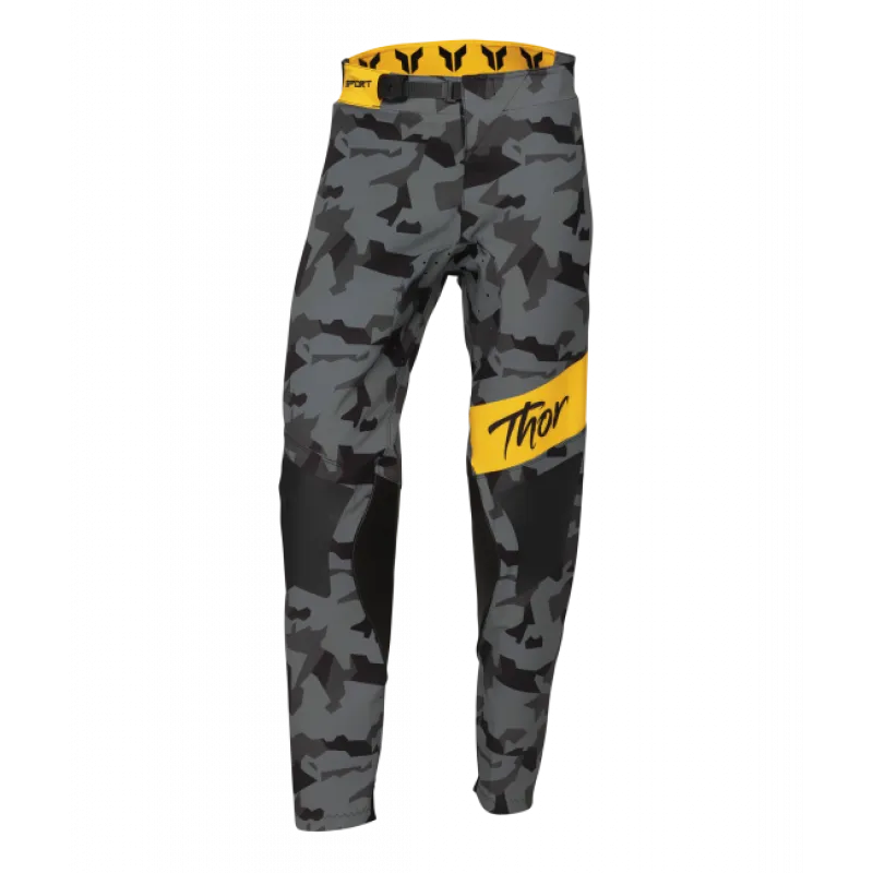 Pantaloni motocross pentru femei THOR SPORTMODE SHADOW BLACK - 38 Retur gratuit