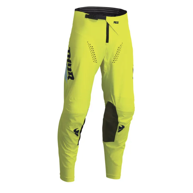 Pantaloni motocross pentru copii Thor youth pulse, Galben fluo - 22 - 5/6 Reducere extra