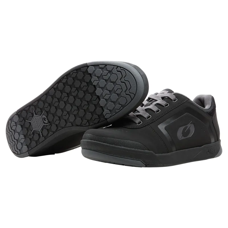 Livrare rapidă Pantofi ciclism O'NEAL PINNED FLAT PEDAL V.22 BLACK/GRAY - 38