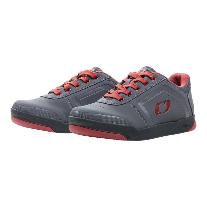 Pantofi ciclism O'neal pinned flat pedal V.22, Gri/Rosu - 43 Cumpără acum