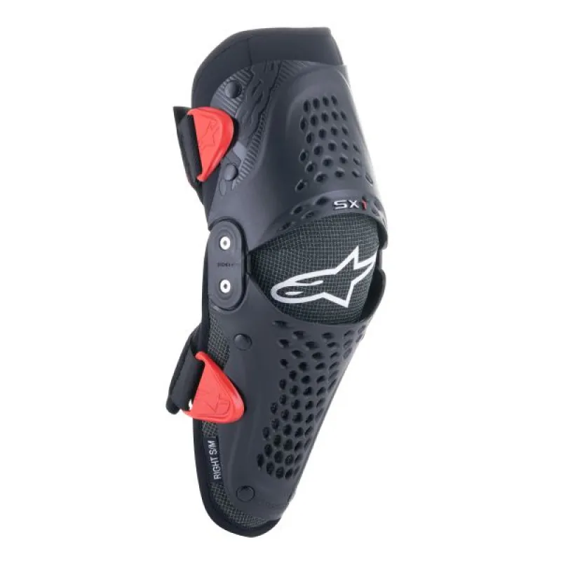 Genunchiere pentru copii Alpinestars SX-1, Negru/Gri - S/M Lichidare de stoc