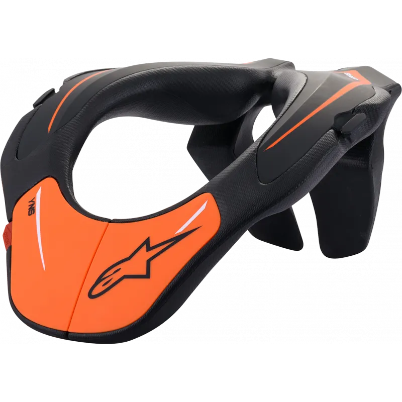 Reducere de preț Guler de protectie pentru copii Alpinestars neck support, Negru/Portocaliu