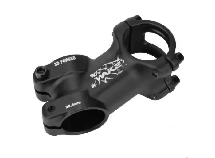 Livrare gratuită Wake pipa 60mm - Unghi 25` negru 31.8'
