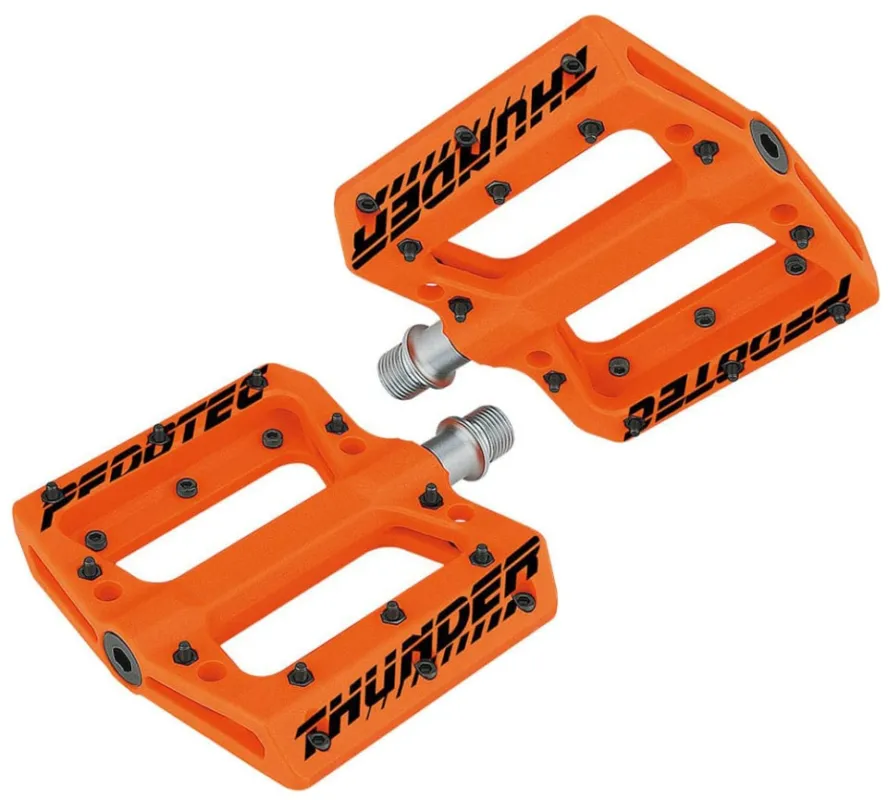 Pedotec Thunder 183 Nylon Flat Platform Pedal(portocaliu) Chilipir