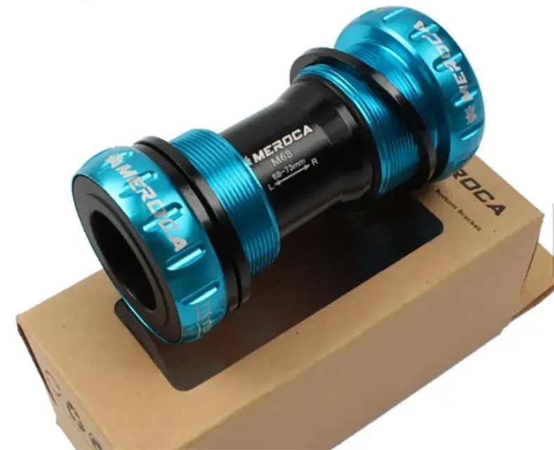 Ofertă exclusivă Meroca CNC Hollowtech 2 monobloc rulment - albastru