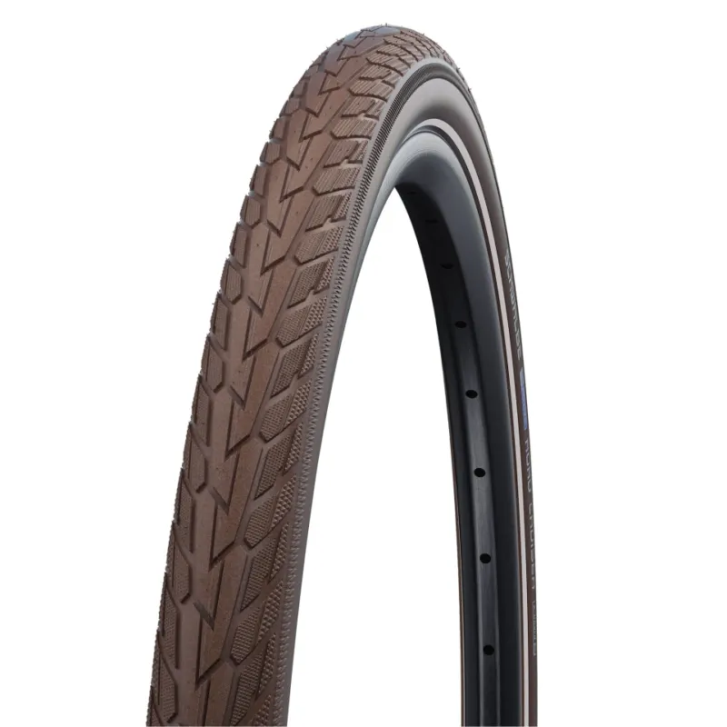 Schwalbe Road Cruiser Active - 26x1.75 - Brown-Reflex sarma Preț promoțional