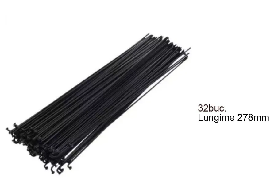 Popular Sapim Leader 14G spite otel inoxidabil - negru 32buc. - 278mm