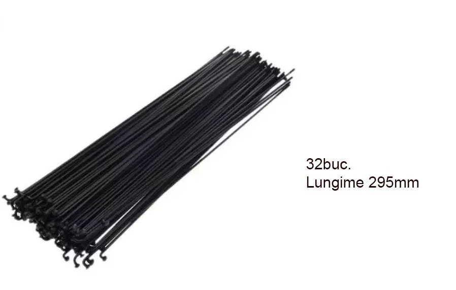 Sapim Leader 14G spite otel inoxidabil - negru 32buc. - 295mm Comandă acum