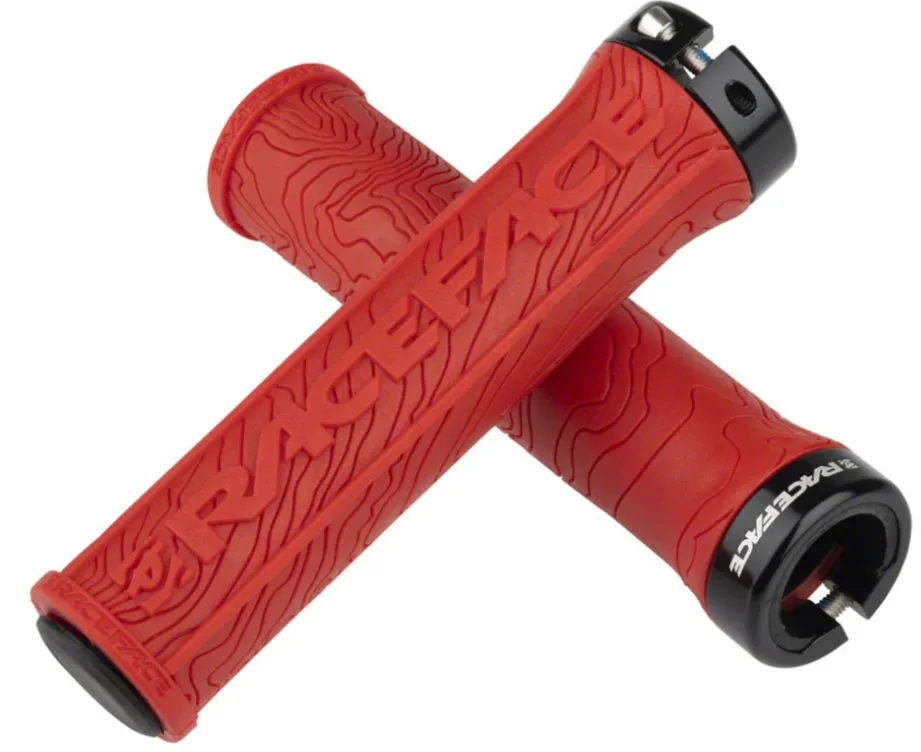Bestseller Race Face Half Nelson Single Lock Grips - rosu