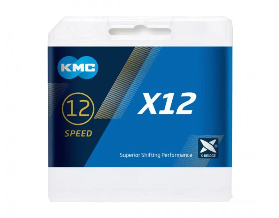 Nu rata KMC X12 Tech black 12vit. + Missing Link 126L