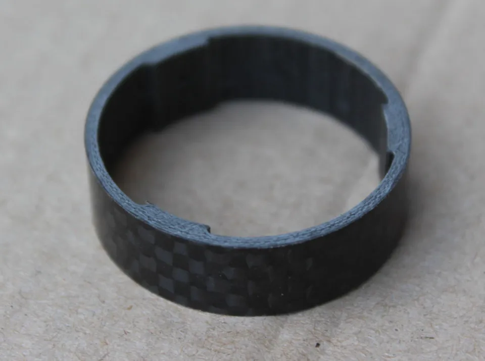 Radon carbon Extralight Spacer 1.1/8" negru 10mm Popular