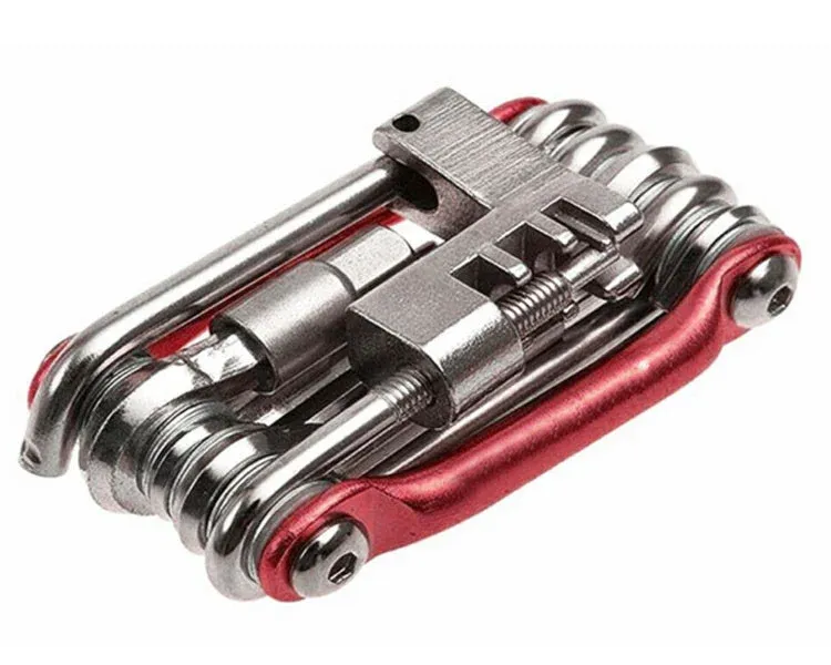 Disponibil imediat Bike-X Cheie briceag XXL 11 functii - rosu