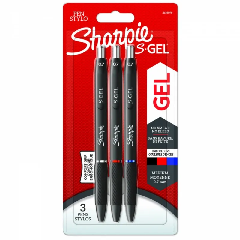 Pix Gel 0.7 M Sharpie S Gel Standard Color - set 3buc. Cumpără acum