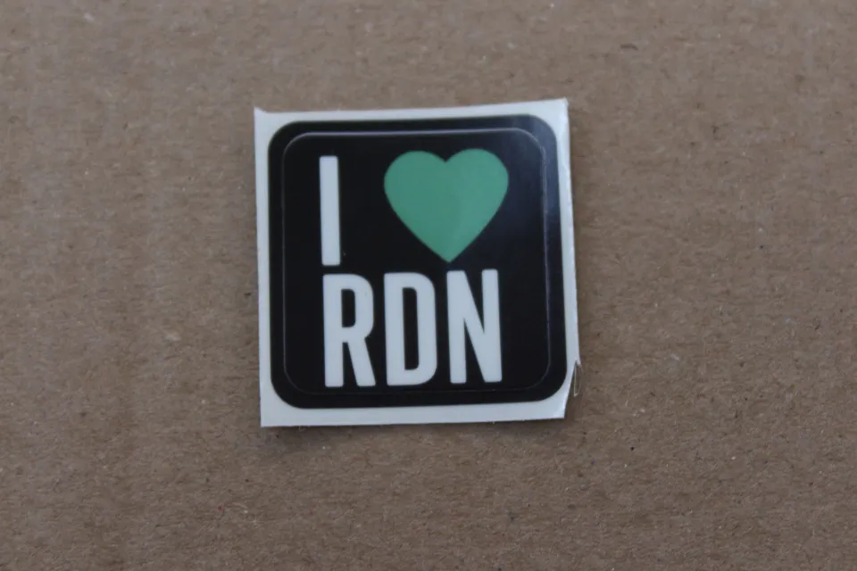 Radon sticker 35/35mm sticker Promoție
