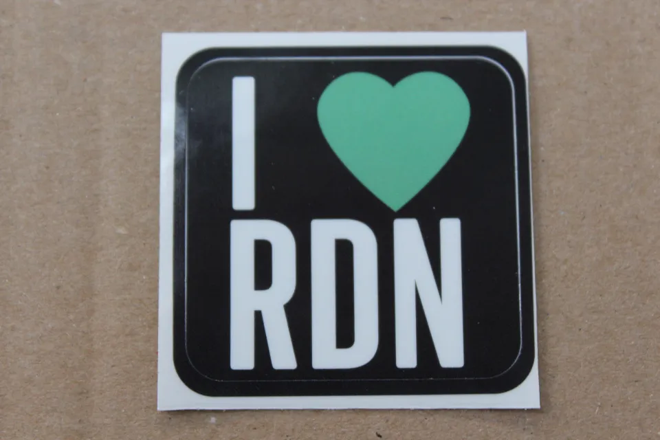 Radon sticker 58/58mm sticker Preț mic