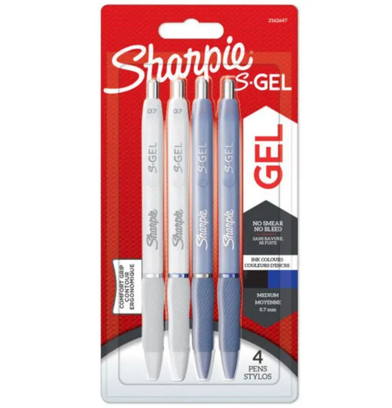 Calitate înaltă Sharpie S Gel Fashion Pens - set 4buc.