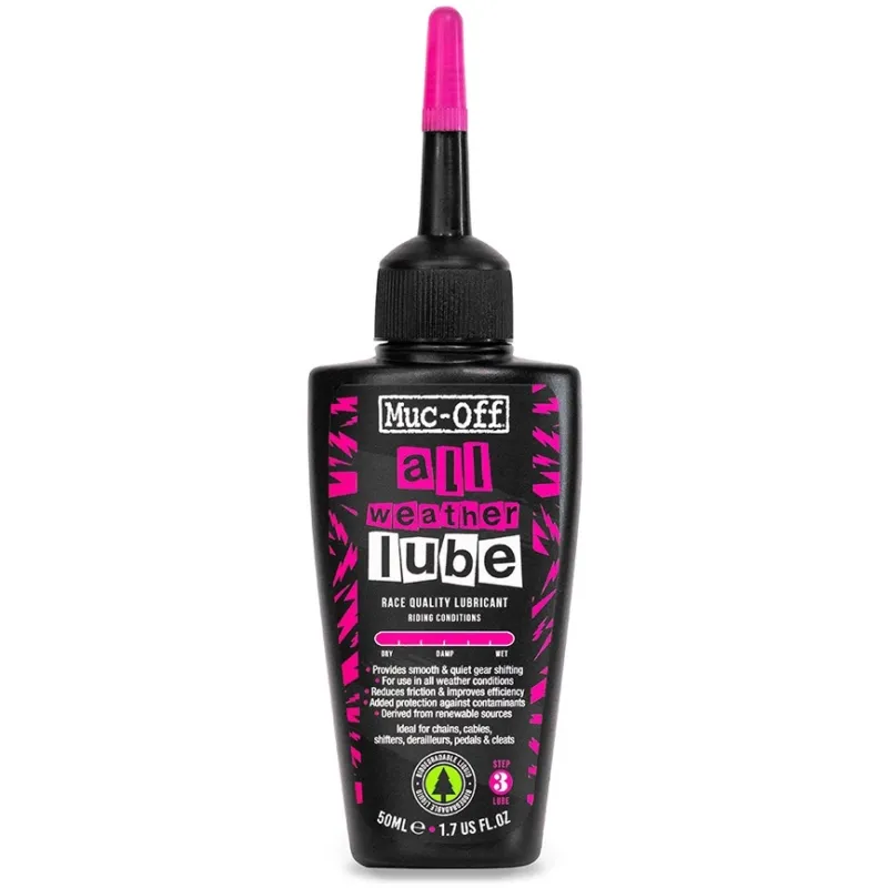 Muc-Off All Weather Lube - 50 ml. ulei lant Plată securizată