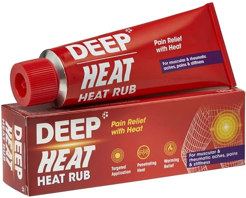 Ieftin Deep Heat Heat Rub Mentholatum, Pentru dureri musculare și reumatice, durere și rigiditate, 67 grame