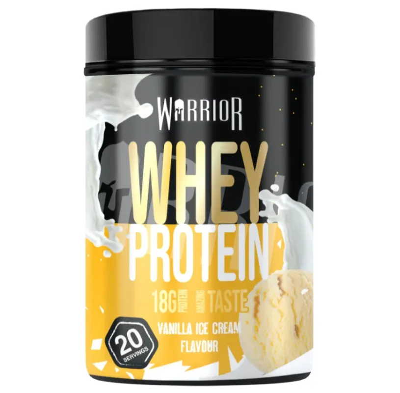 Warrior Whey Protein pudra 500 gram - Vanilie Ice Cream Ultima șansă
