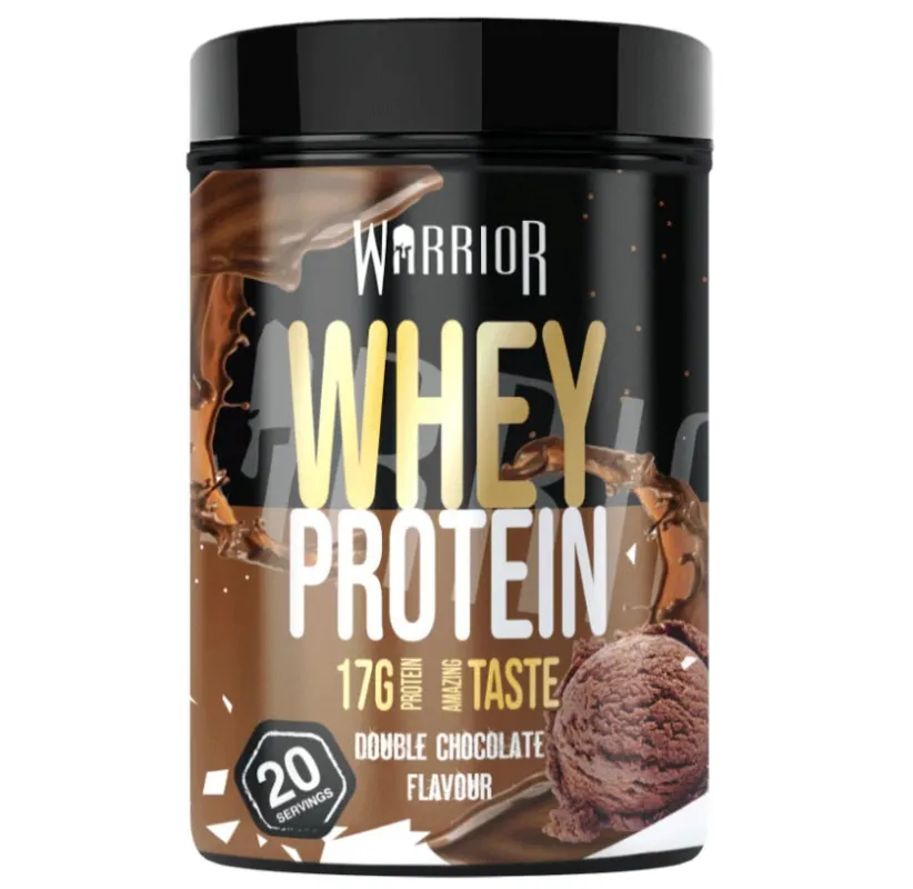 Promoție Warrior Whey Protein pudra 500 gram - Ciocolata dublu