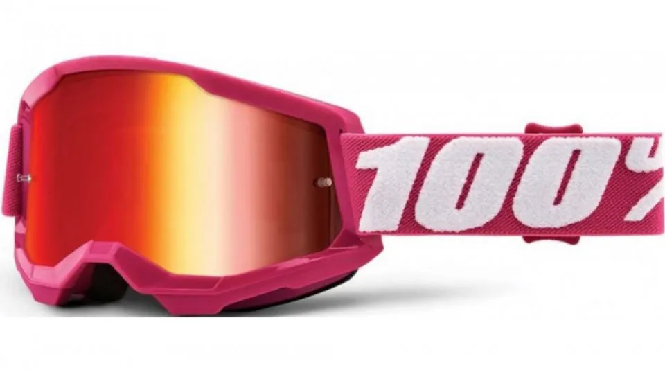 100% Strata Gen. 2 Fletcher Goggle - Red Mirror lens Super ofertă