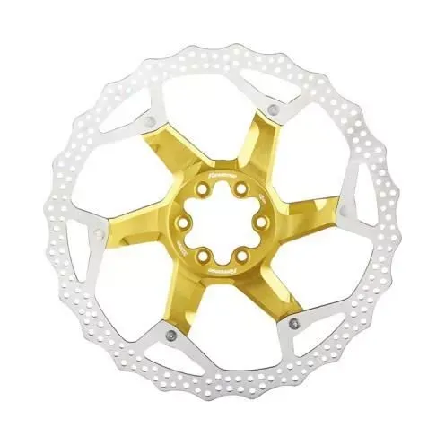 Calitate înaltă ROTOR/DISC FRANA REVERSE ALUMINIU/OTEL 203MM - AURIU