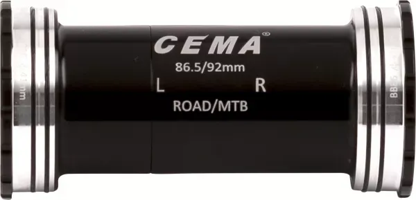 Preț promoțional BUTUC PEDALIER CEMA BB86 - BB92 INTERLOCK BLACK Sram GXP, Rulment Ceramic SG3, 22-24mm