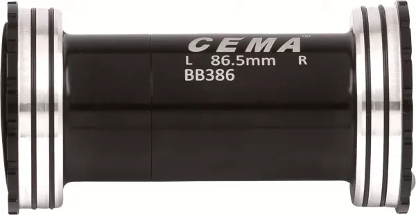 Plată sigură BUTUC PEDALIER CEMA BB386 INTERLOCK BLACK Praxis M30, Rulment Ceramic SG3, 28-30mm