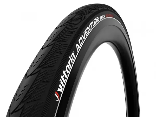 Noutate ANVELOPA VITTORIA ADVENTURE TECH 28INCH RIGID NEGRU RELFECTORIZANT 700x38C