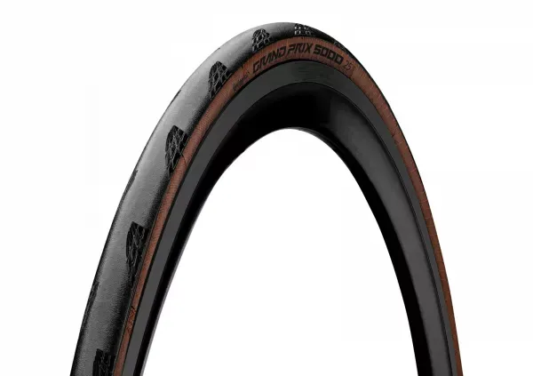 ANVELOPA BICICLETA CONTINENTAL GRAND PRIX 5000 700X28-622 Negru/Maro Doar azi