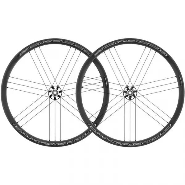 SET ROTI CAMPAGNOLO SCIROCCO DB 2-WAY FIT WHEELSET - AFS Shimano HG Promoție