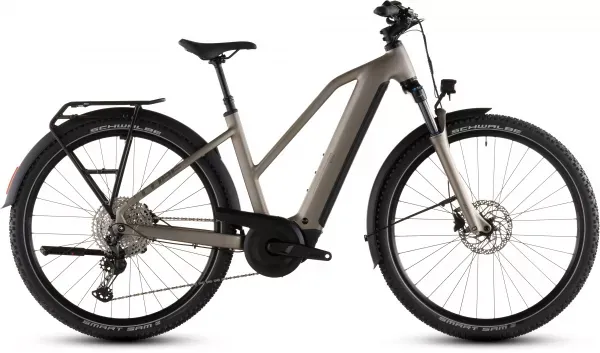 BICICLETA ELECTRICA CUBE NURIDE HYBRID PRO 800 TRAPEZE FLASHSTONE CHROME 2026 58cm Doar azi