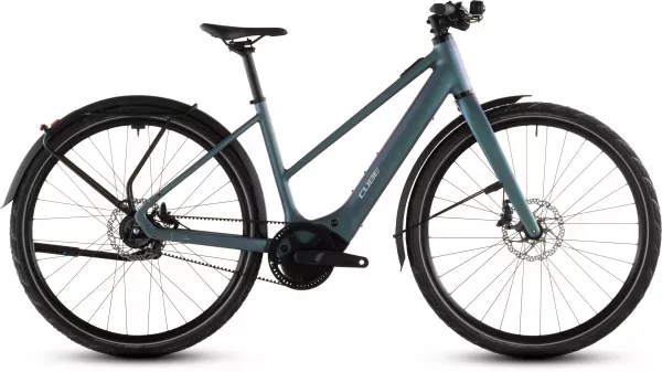 BICICLETA ELECTRICA CUBE EDITOR HYBRID SLT 400X FE TRAPEZE SMARAGDGREY PRISM 2026 58 cm Reduceri