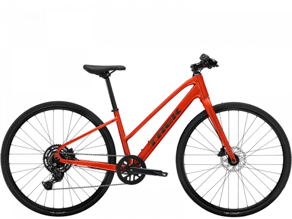 Calitate înaltă BICICLETA TREK FX 2 MID-STEP GEN 4 LAVA XL